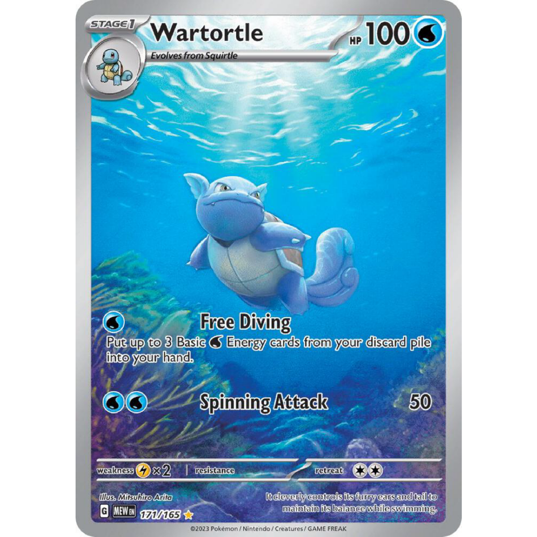 Wartortle - 171/165 - SV: Scarlet & Violet 151 Single Card