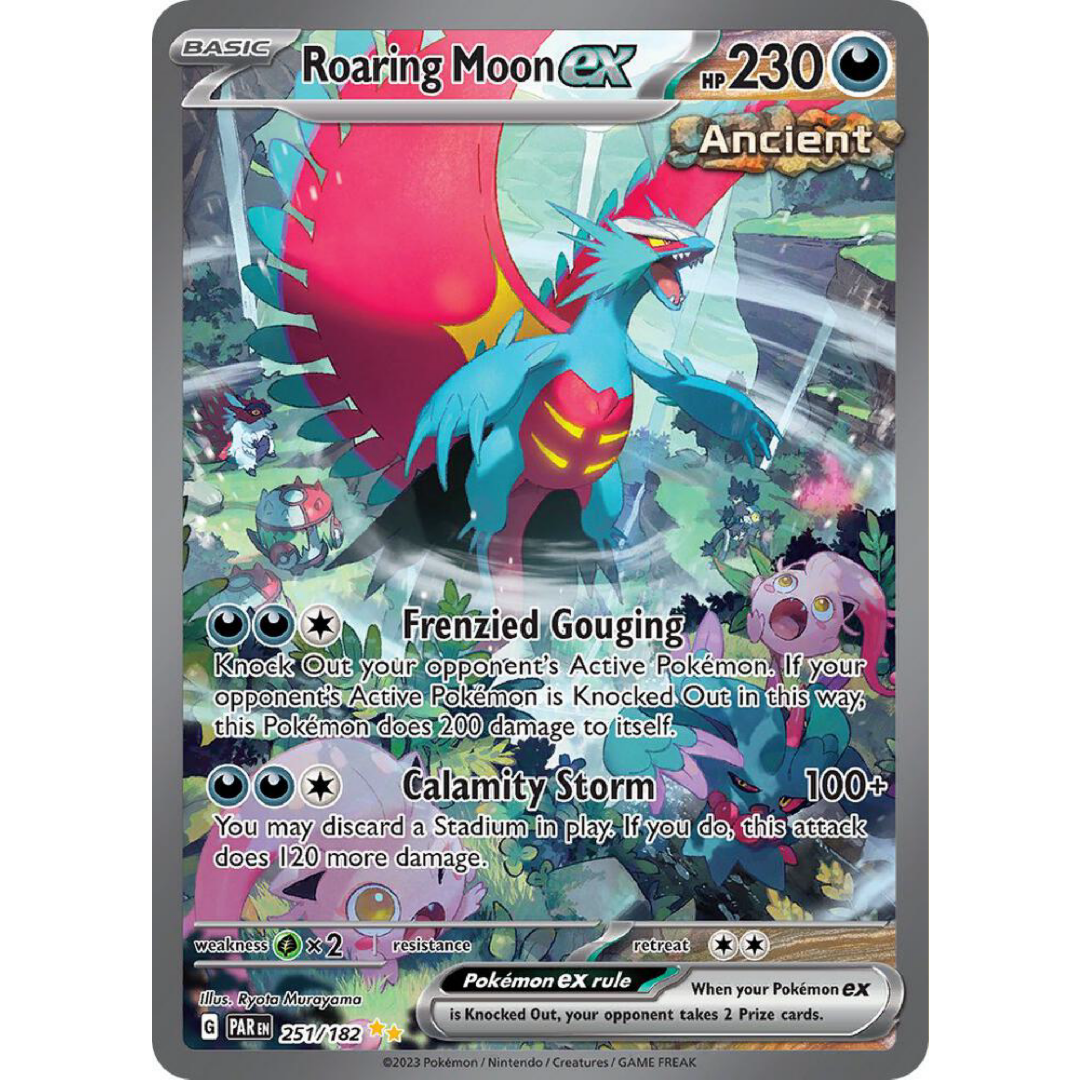 Roaring Moon ex - 251/182 - SV04: Paradox Rift Single Card