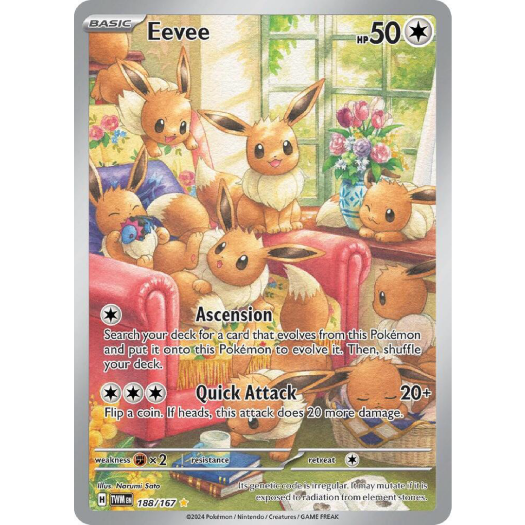 Eevee - 188/167 - SV06: Twilight Masquerade Single Card