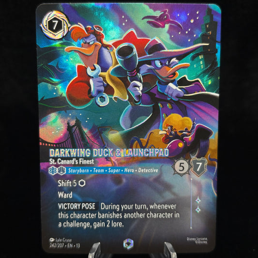Darkwing Duck & Launchpad - St. Canard's Finest (Enchanted) - Attack of the Vine! Single Card