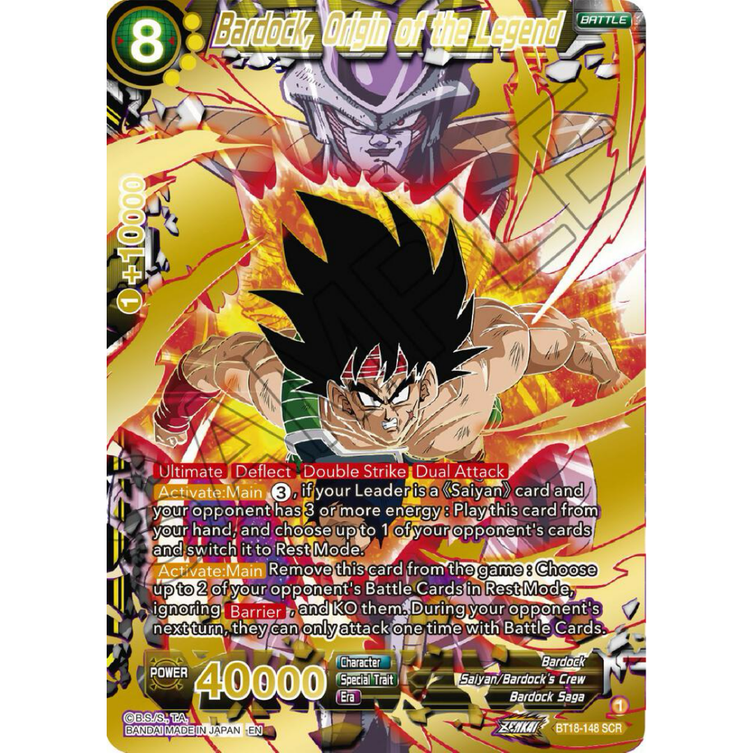 Bardock, Origin of the Legend - Dawn of the Z-Legends Single Card