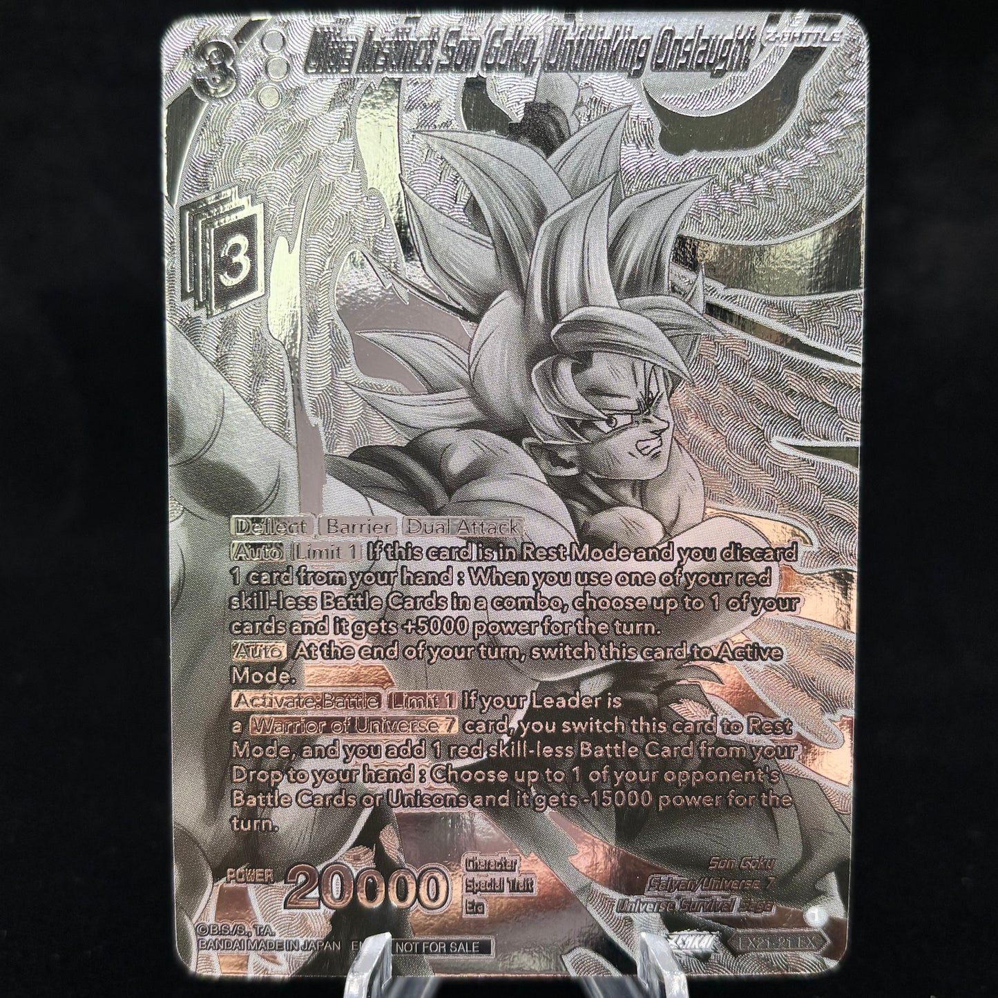 Ultra Instinct Son Goku, Unthinking Onslaught Single Card