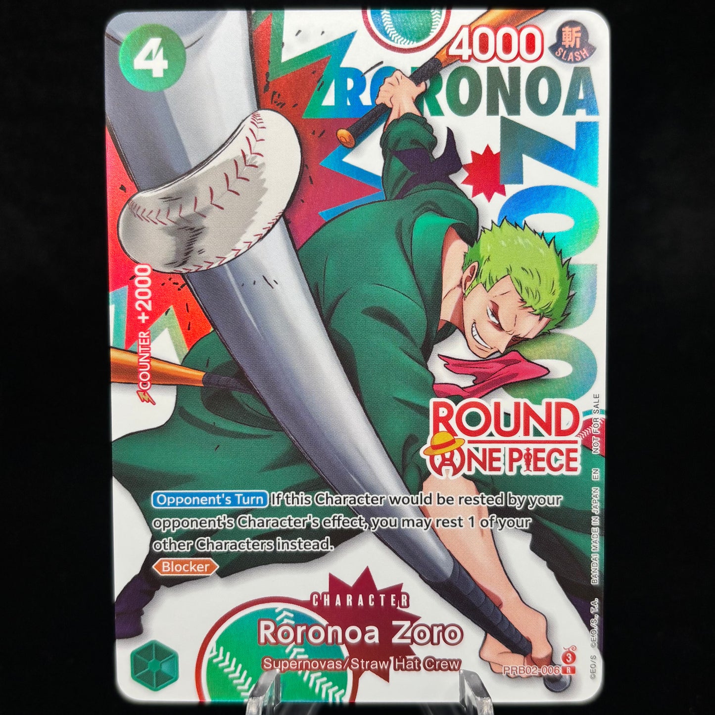 Roronoa Zoro (Round 1 PR) Single Card