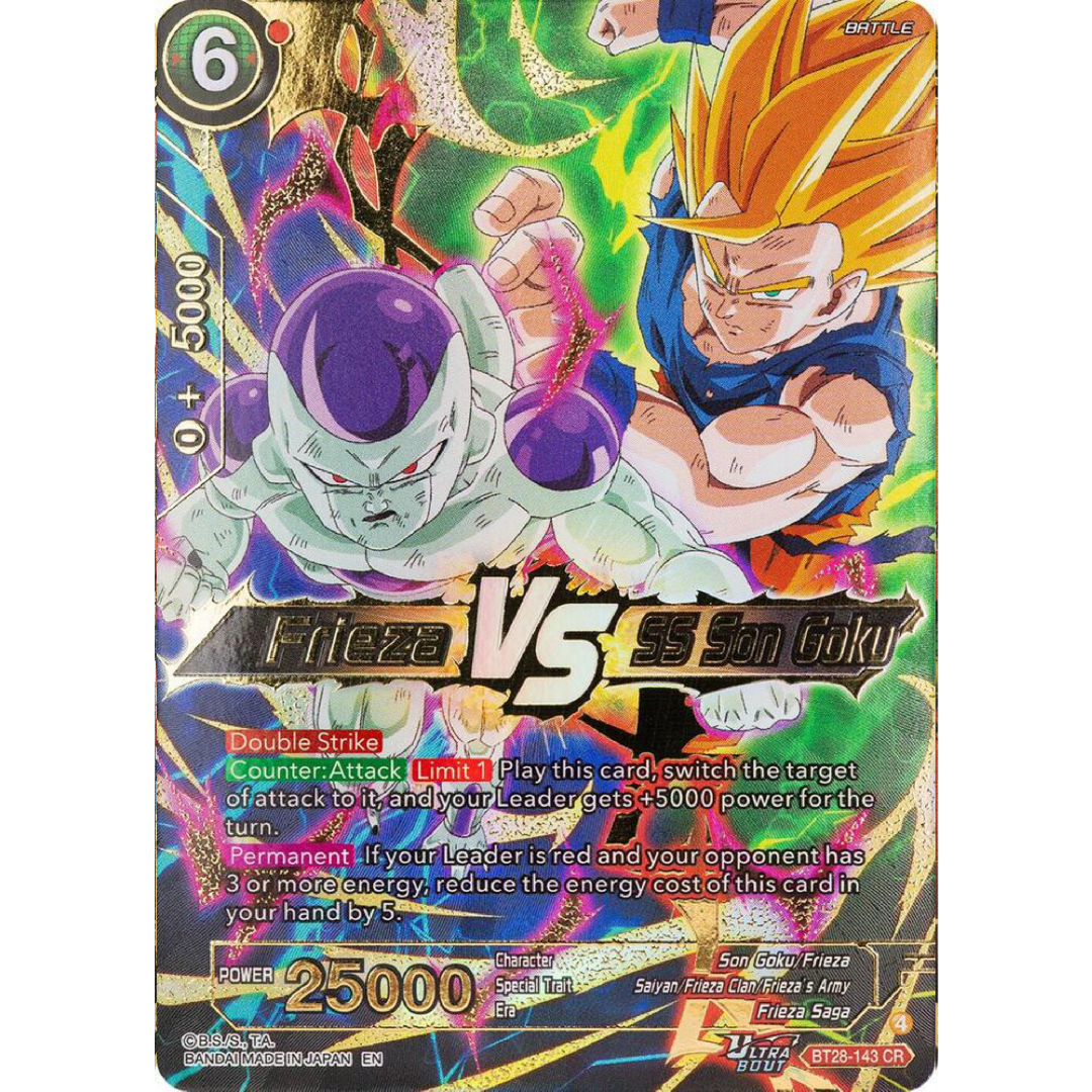 Frieza VS SS Son Goku - Prismatic Clash Single Card