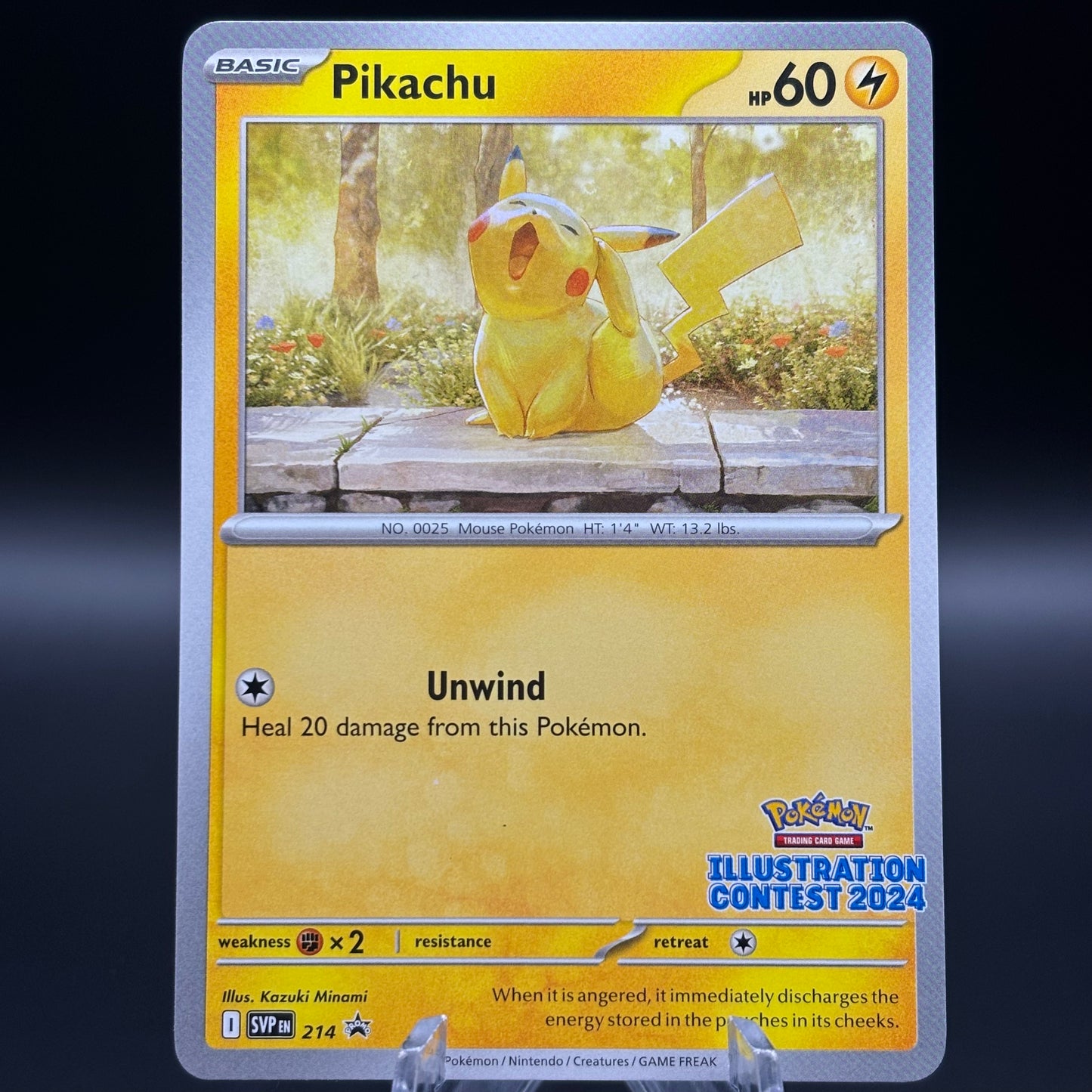 Pikachu - 214 (Illustration Contest 2024) Single Card