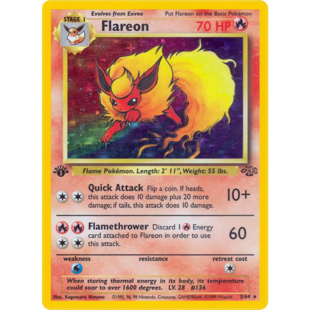 Flareon (3) - Jungle Single Card