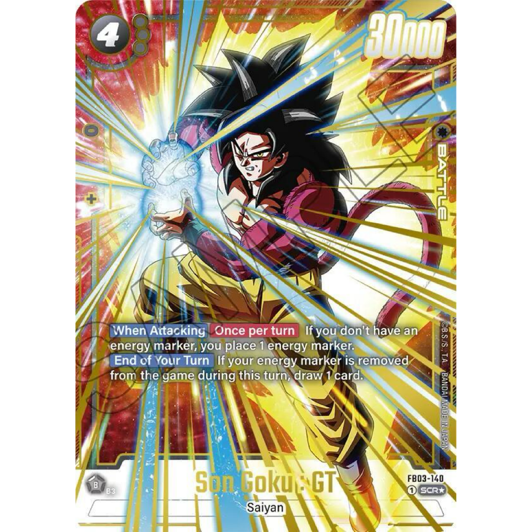 Son Goku : GT - FB03-140 (Alternate Art) - Raging Roar (FB03) Single Card