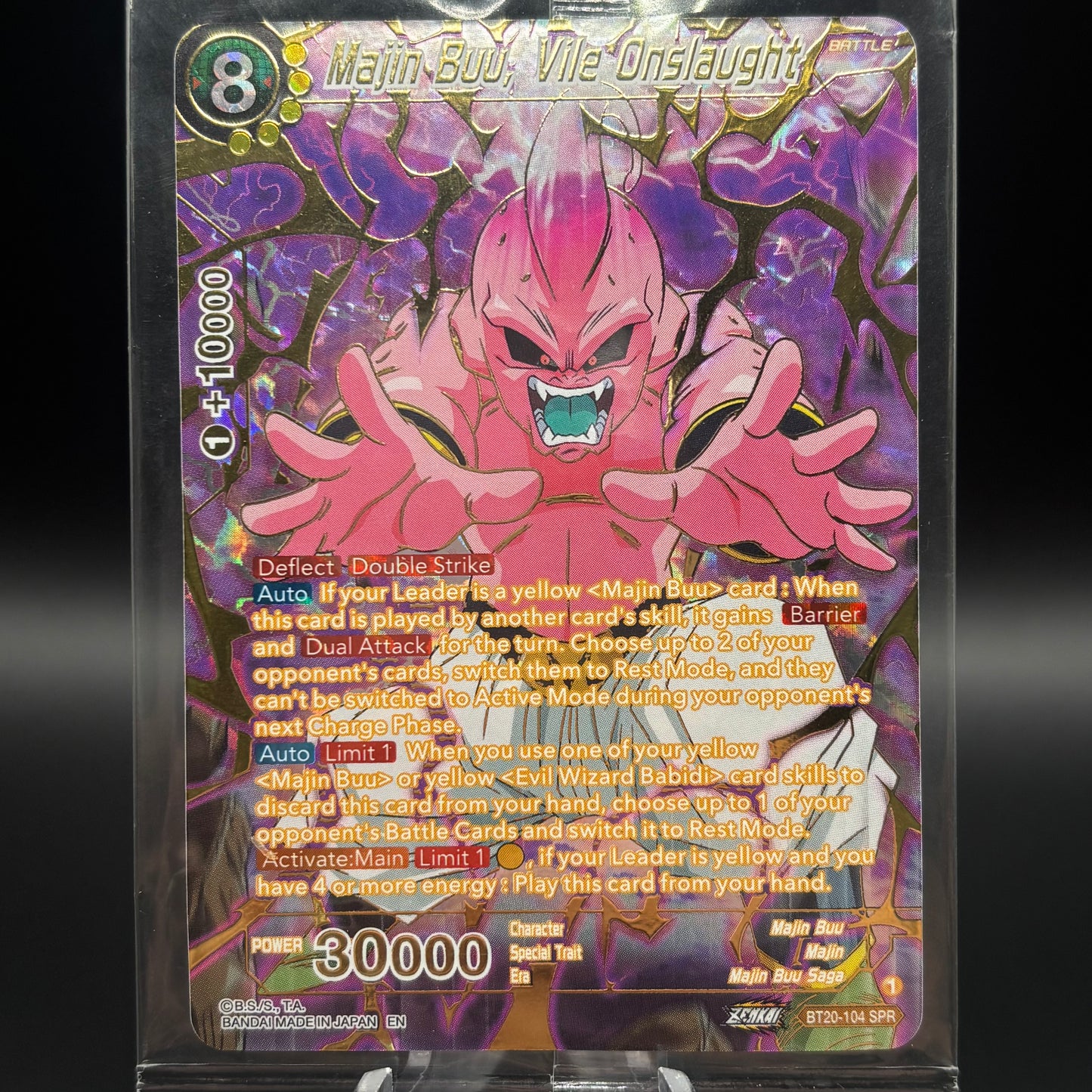 Majin Buu, Vile Onslaught (SPR) Single Card *Sealed*