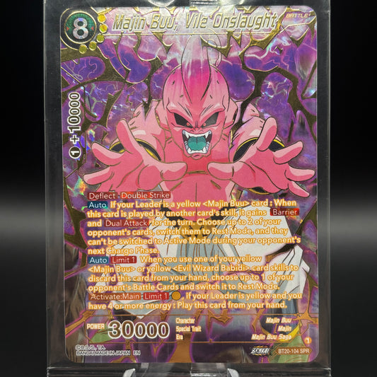 Majin Buu, Vile Onslaught (SPR) Single Card *Sealed*