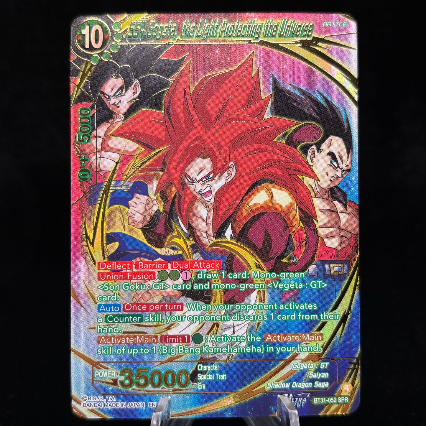 SS4 Gogeta, the Light Protecting the Universe (SPR) - Impact Beyond Dimensions Single Card