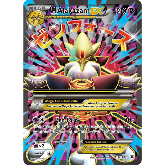 M Alakazam EX (Full Art) - XY - Fates Collide (Light Play)