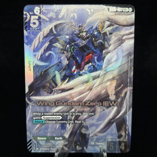 Wing Gundam Zero (EW) (LR+) - Freedom Ascension Single Card