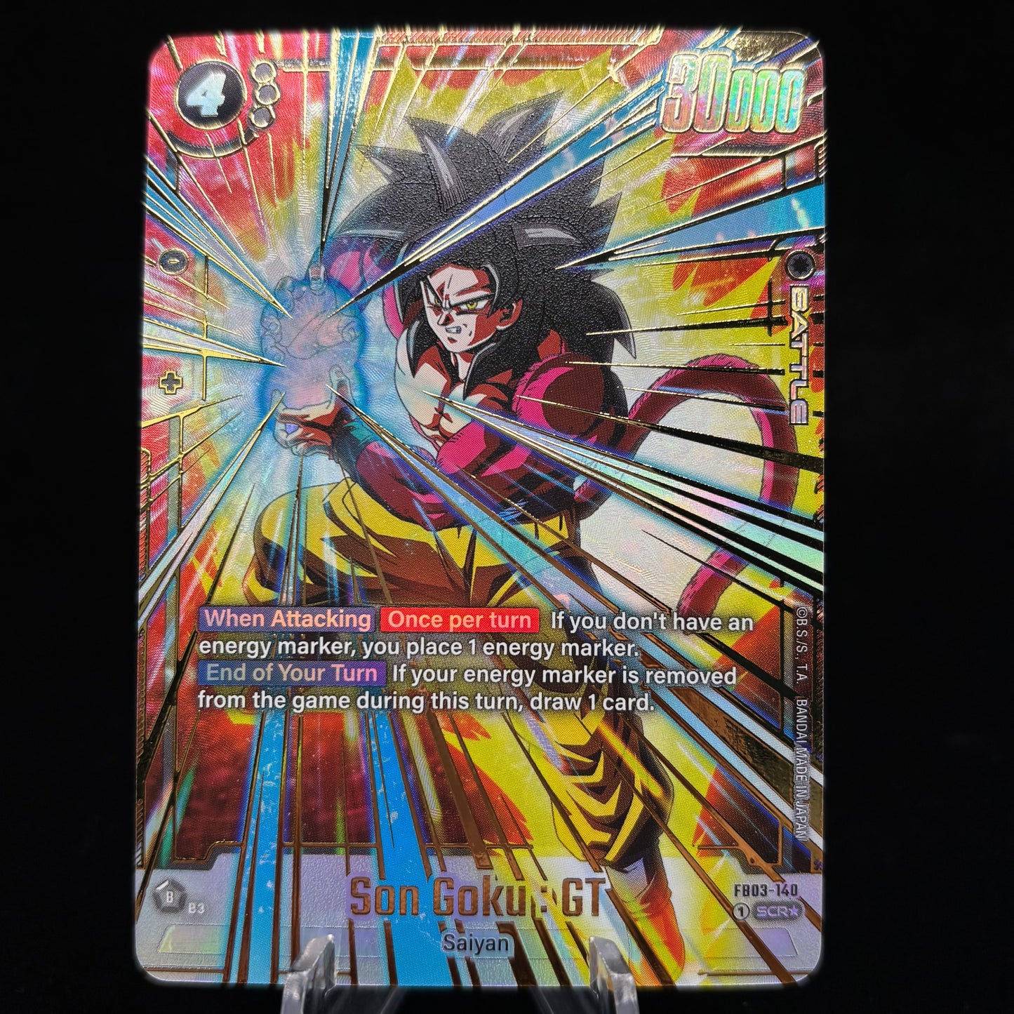 Son Goku : GT - FB03-140 (Alternate Art) - Raging Roar Single Card