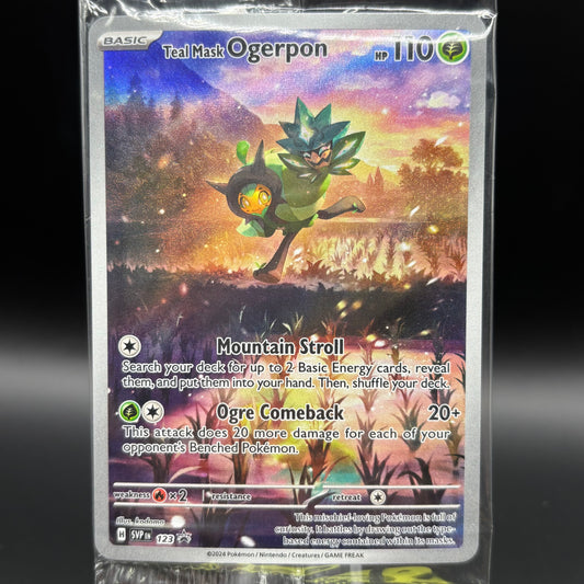 Teal Mask Ogerpon - 123 - SV: Scarlet & Violet *Sealed PR* Single Card