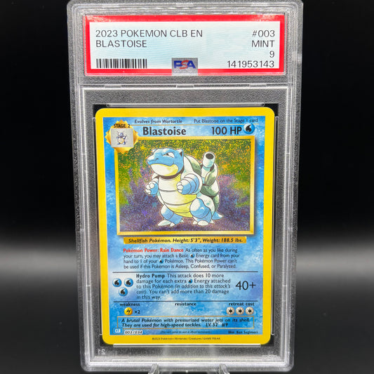 2023 PSA 9 Blastoise - Trading Card Game Classic