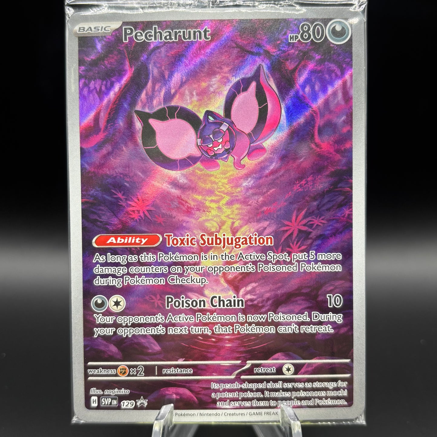 Pecharunt - 129 - SV: Scarlet & Violet *Sealed PR* Single Card