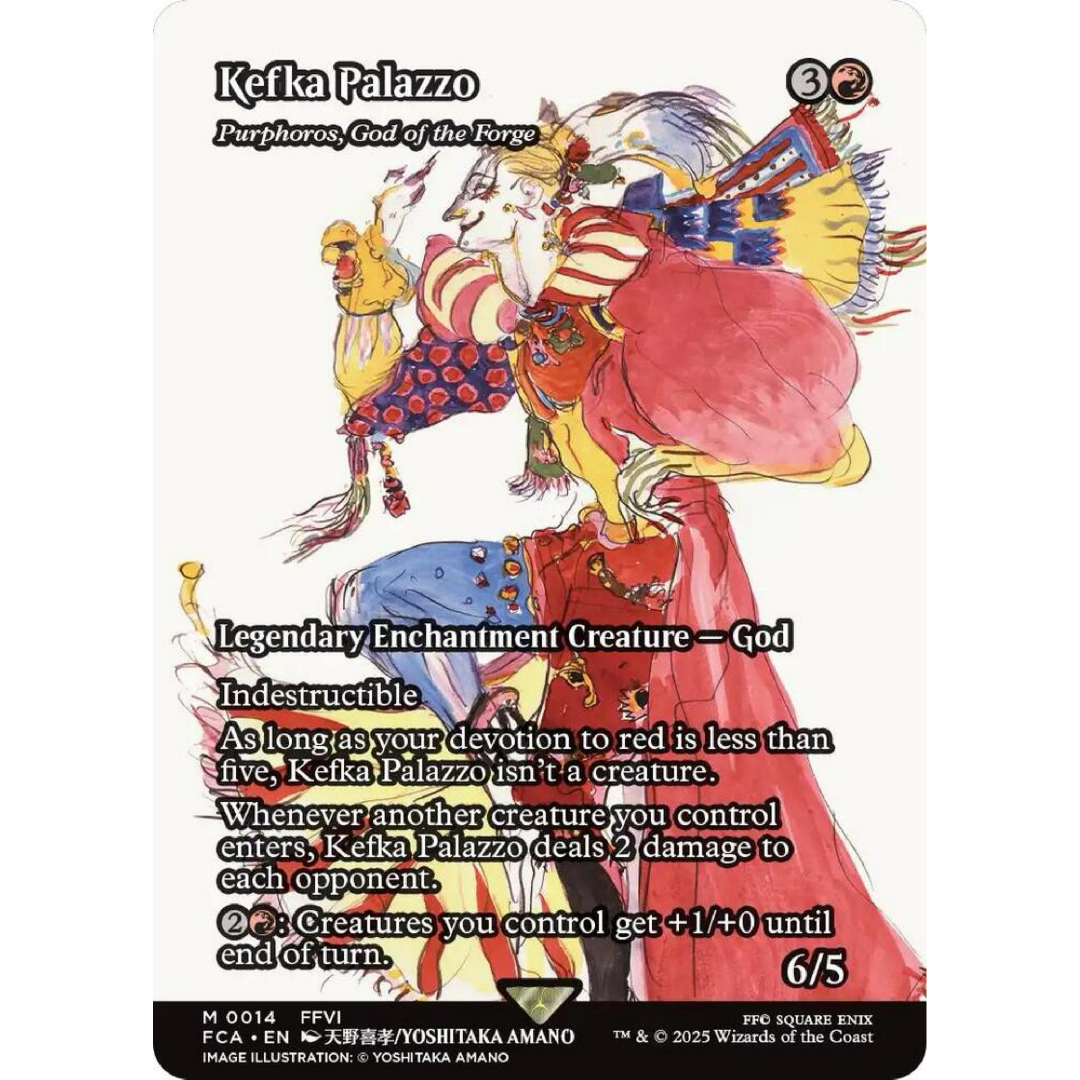 Kefka Palazzo - Purphoros, God of the Forge (Showcase) - FINAL FANTASY: Through the Ages (FCA) Single Card