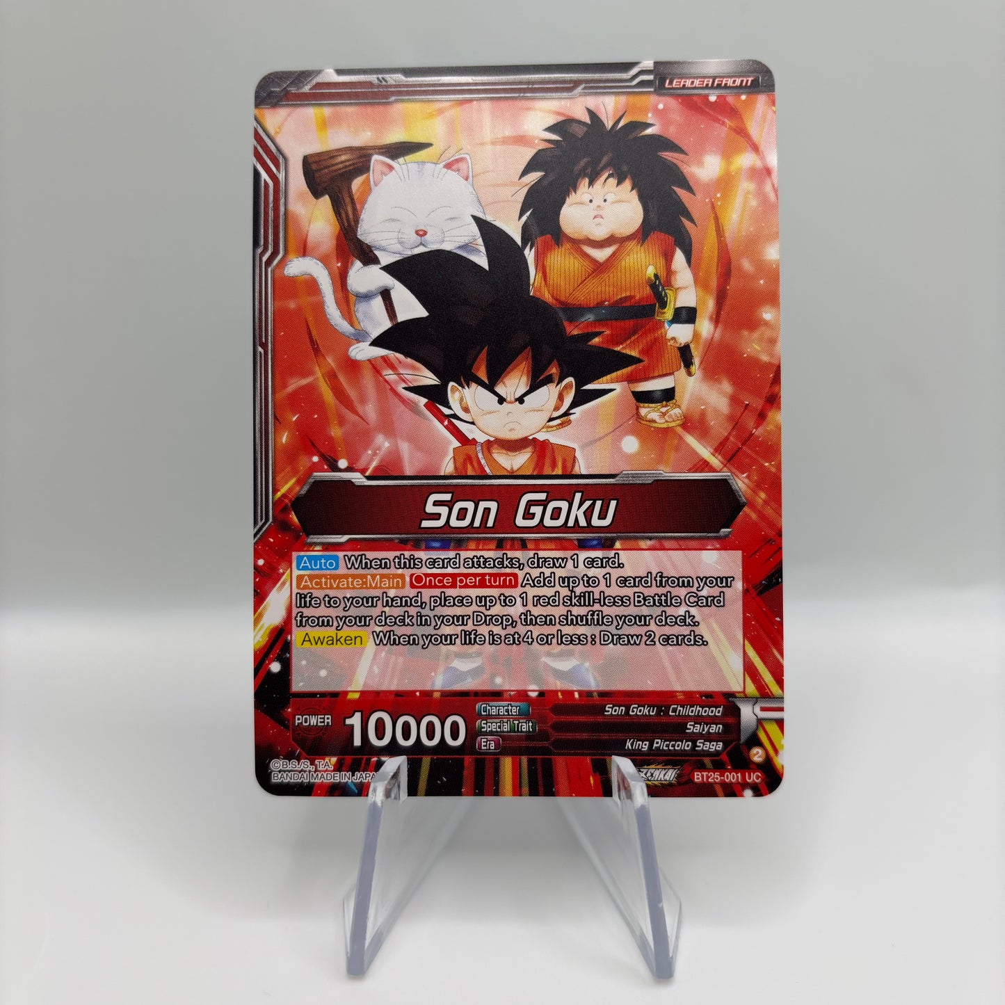 Son Goku // Son Goku Face-Off With the Great Demon King (SLR) - Legend of the Dragon Balls Single Card