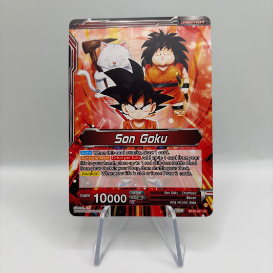 Son Goku // Son Goku Face-Off With the Great Demon King (SLR) - Legend of the Dragon Balls Single Card