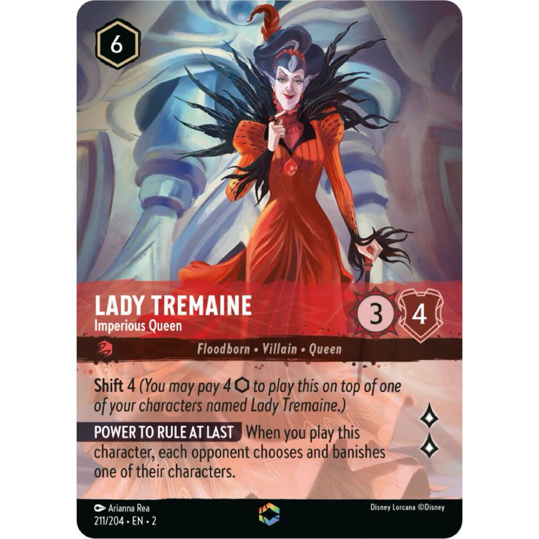Lady Tremaine - Imperious Queen (Enchanted) - Rise of the Floodborn (2) Single Card
