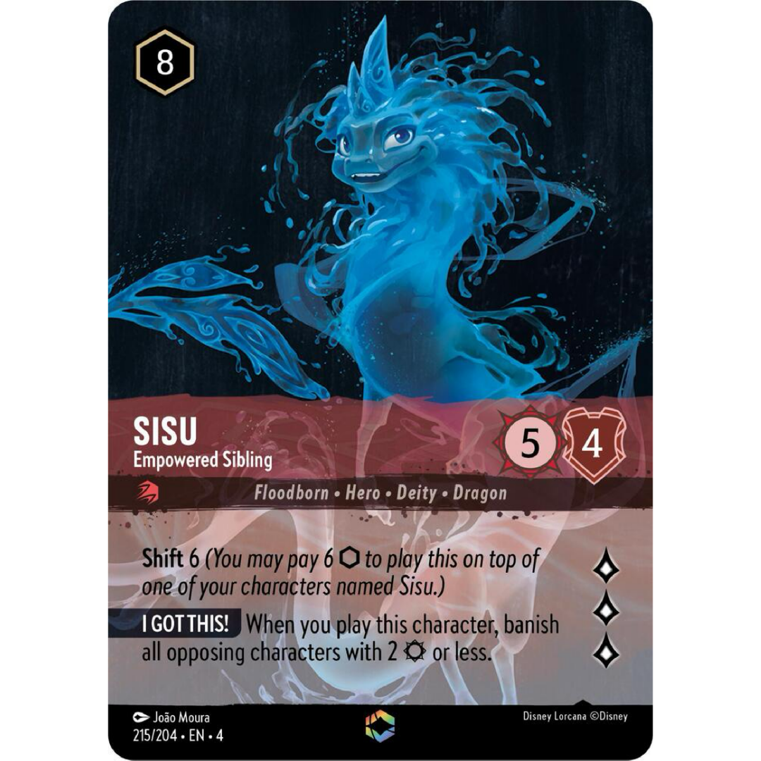 Sisu - Empowered Sibling (Enchanted) - Ursula's Return (4) Single Card