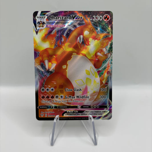 Charizard VMAX - SWSH03: Darkness Ablaze singe card