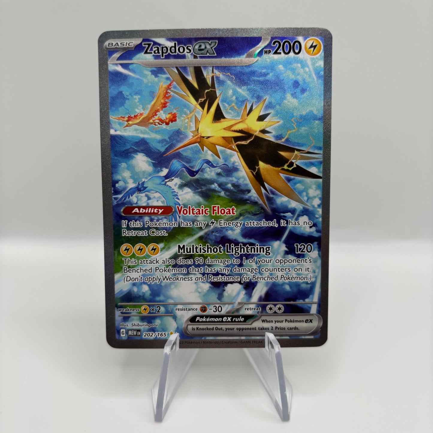 Zapdos ex - 202/165 - SV: Scarlet & Violet 151