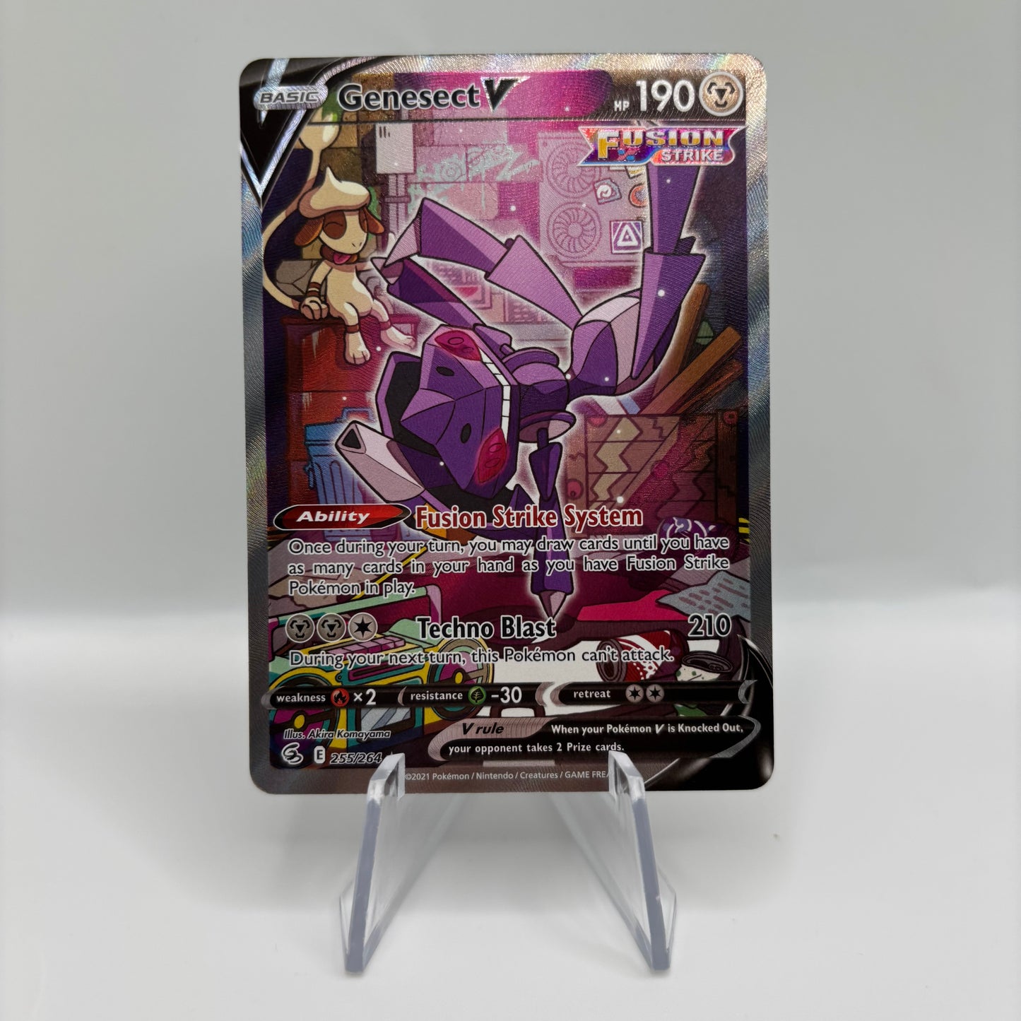 Genesect V (Alternate Full Art) - SWSH08: Fusion Strike