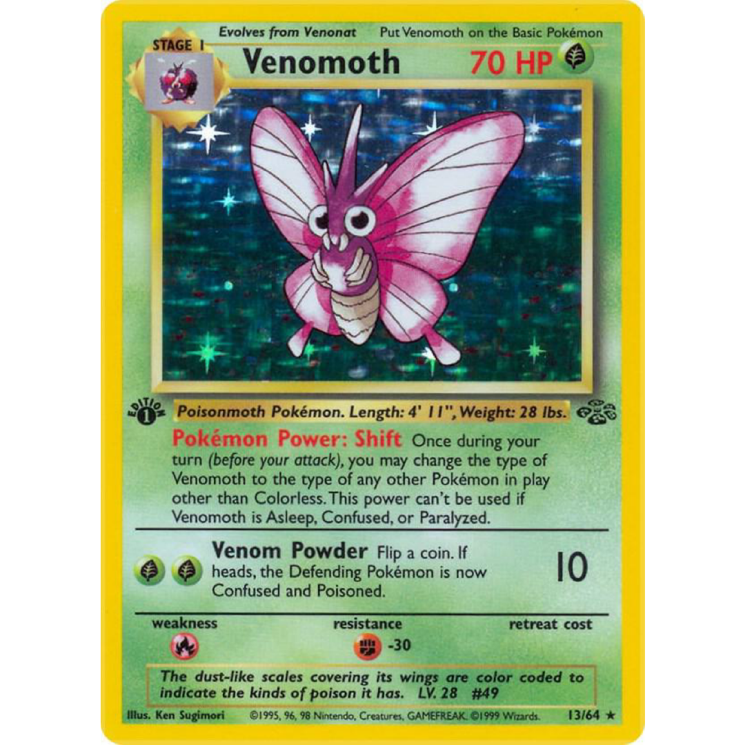 Venomoth (13) - Jungle Single Card