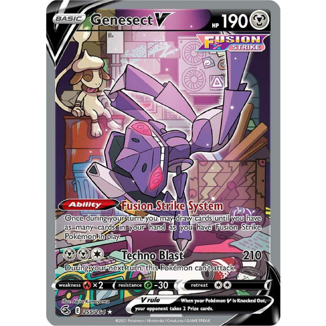 Genesect V (Alternate Full Art) - SWSH08: Fusion Strike