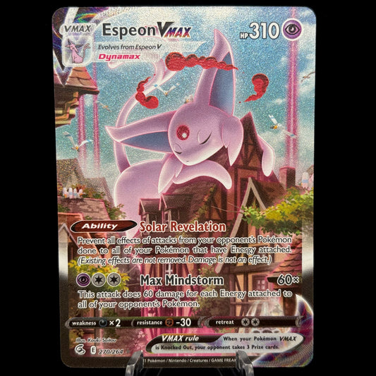Espeon VMAX (Alternate Art Secret) - SWSH08: Fusion Strike Single Card