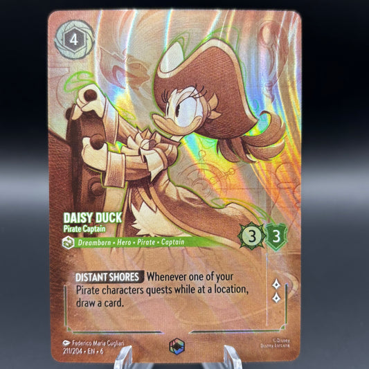 Daisy Duck - Pirate Captain (Enchanted) - Azurite Sea Single Card