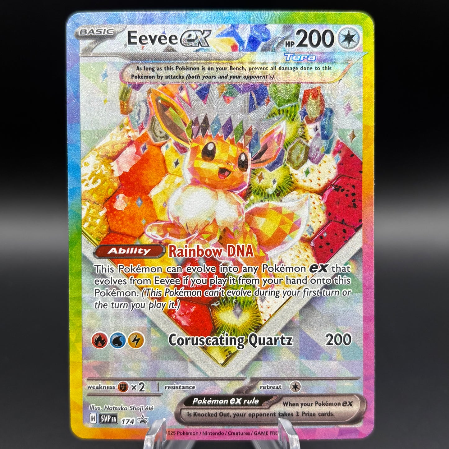 Eevee ex - 174 - SV: Scarlet & Violet PR Single Card