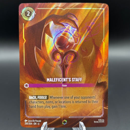 Maleficent's Staff (Enchanted) - Azurite Sea Single Card