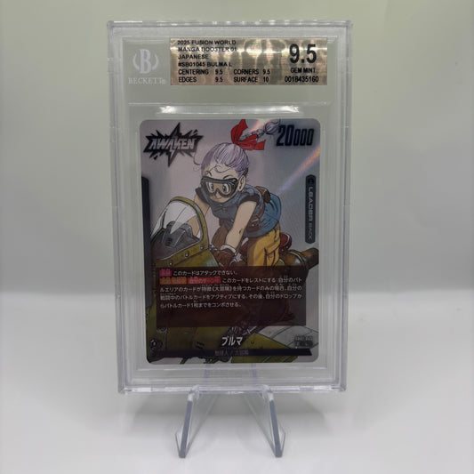 BGS 9.5 Fusion World 2025 Manga Booster 01 Japanese #SB01045 Bulma L