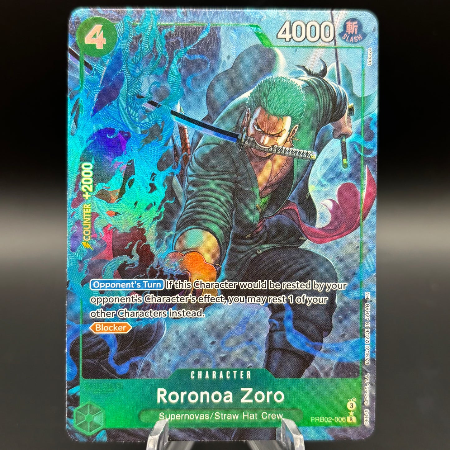 Roronoa Zoro - PRB02-006 (Alternate Art) - Premium Booster -The Best- Vol. 2 Single Card