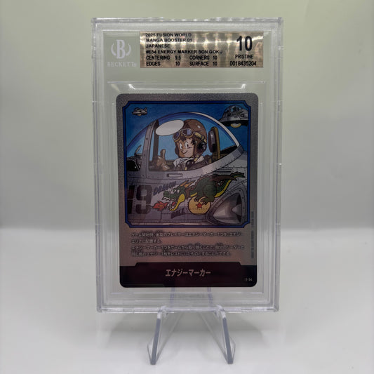 BGS 10 Fusion World 2025 Manga Booster 01 Japanese #E54 Energy Marker Son Goku