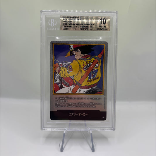 BGS 10 Fusion World 2025 Manga Booster 01 Japanese #E52 Energy Marker Son Goku