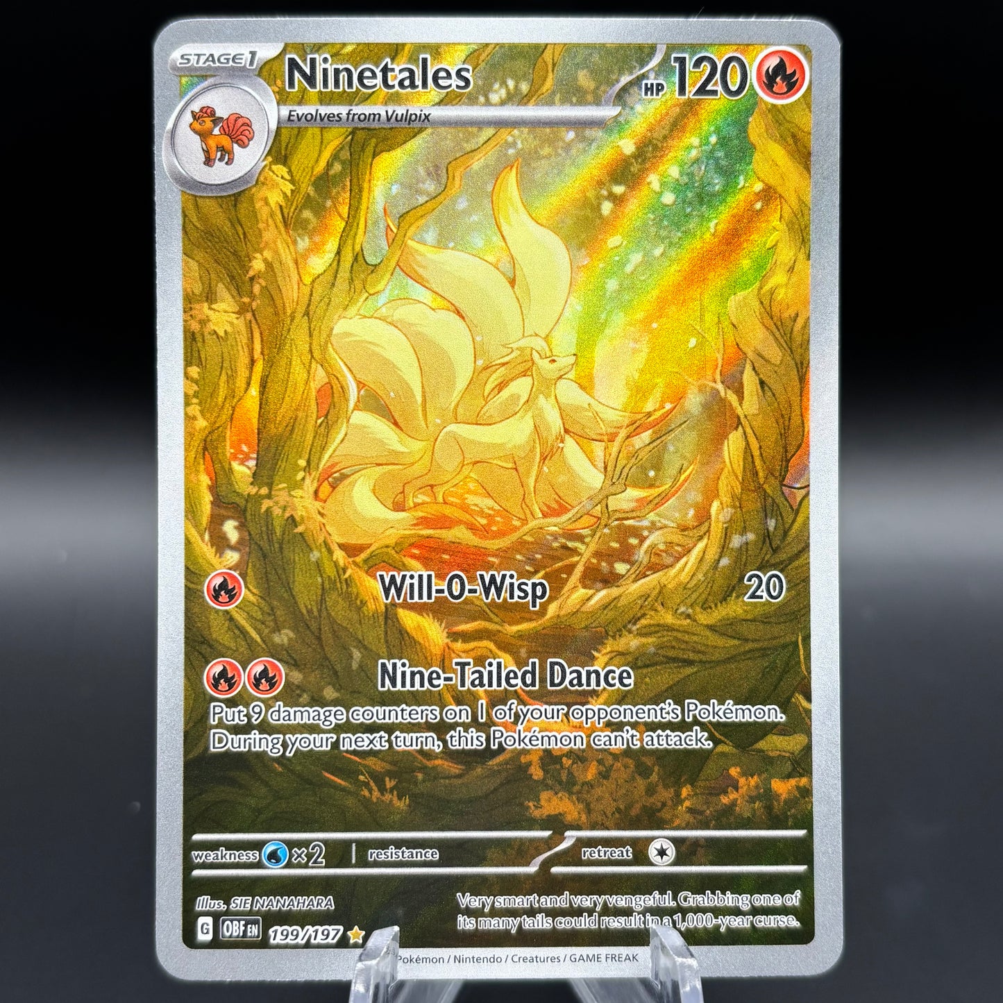 Ninetales -199/197 - SV03: Obsidian Flames Single Card