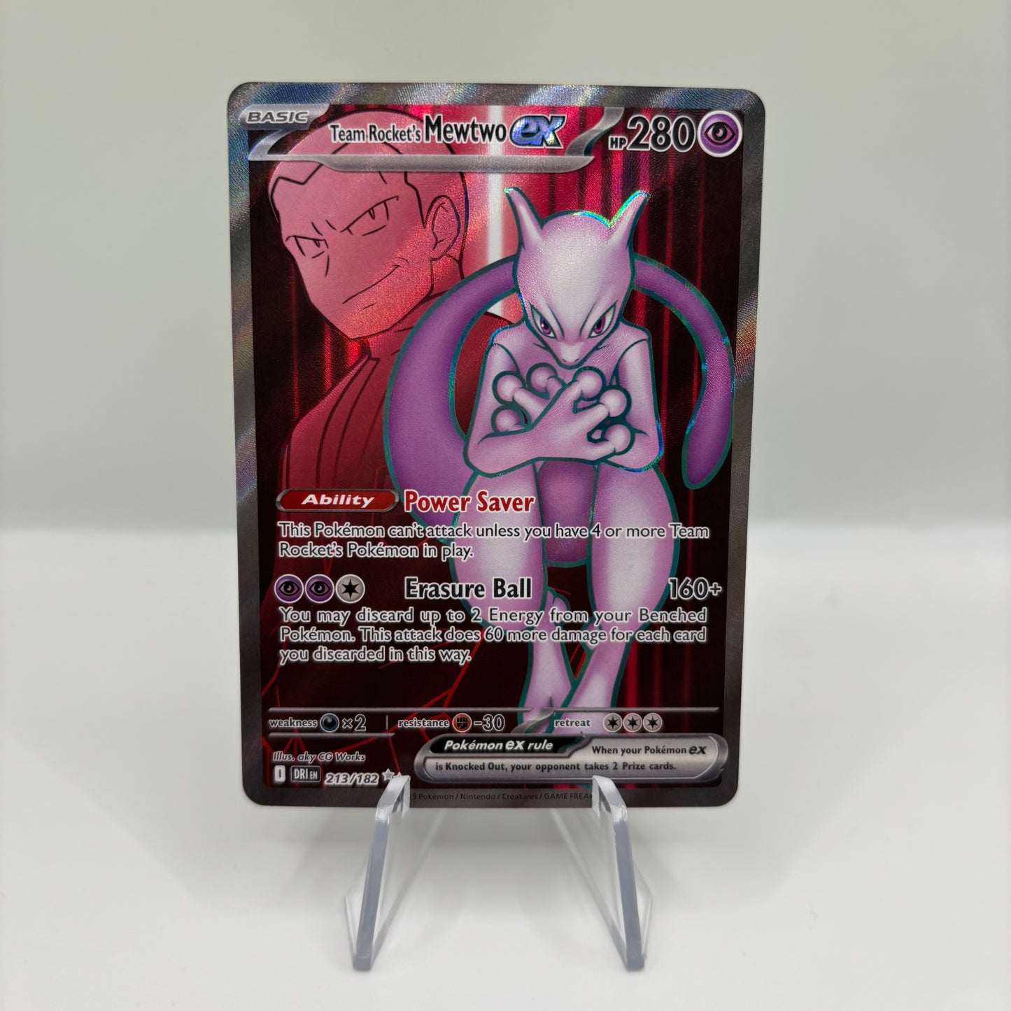 Team Rocket's Mewtwo ex - 213/182 - SV10: Destined Rivals