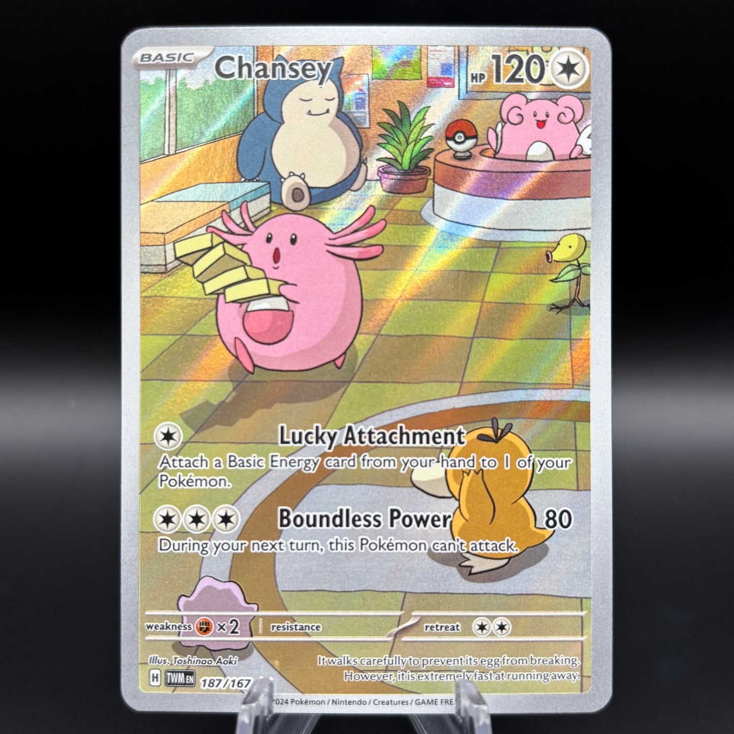 Chansey - 187/167 - SV06: Twilight Masquerade Single Card