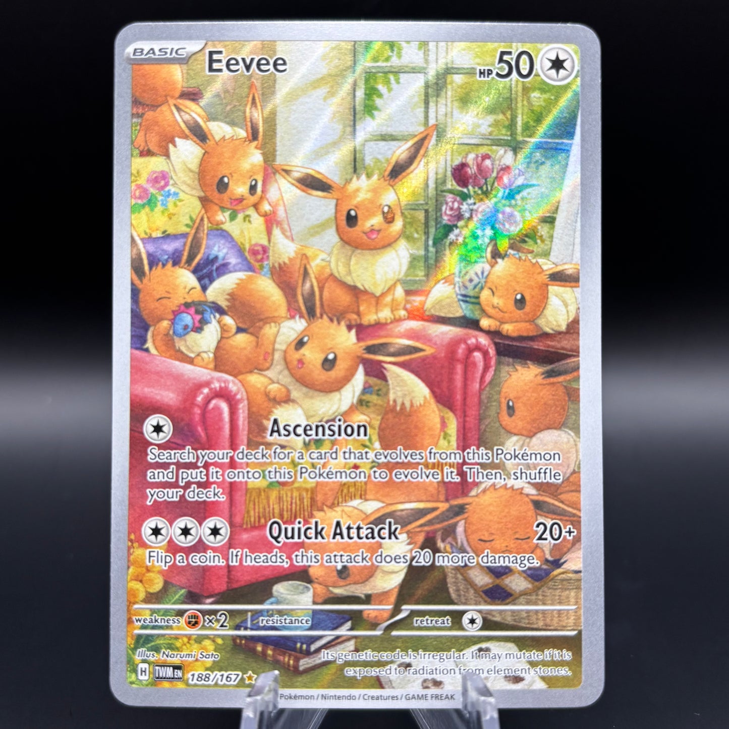 Eevee - 188/167 - SV06: Twilight Masquerade Single Card