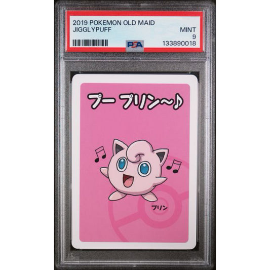 2019 POKEMON OLD MAID JIGGLYPUFF PSA 9