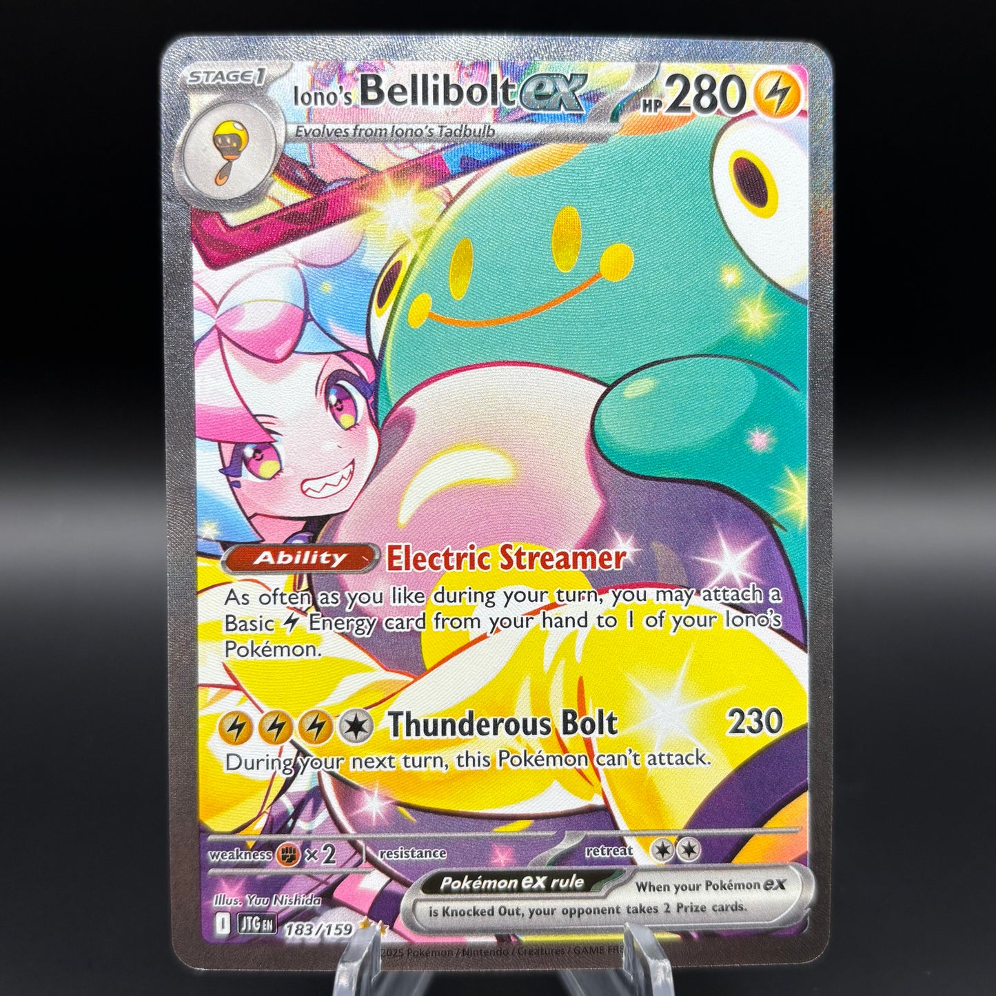 Iono's Bellibolt ex - 183/159 - SV09: Journey Together Single Card