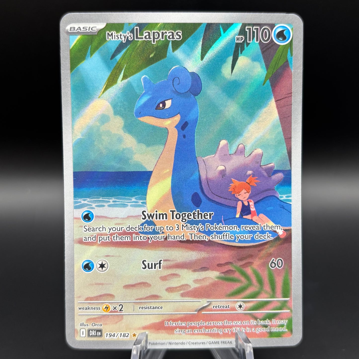 Misty's Lapras - 194/182 - SV10: Destined Rivals Single Card