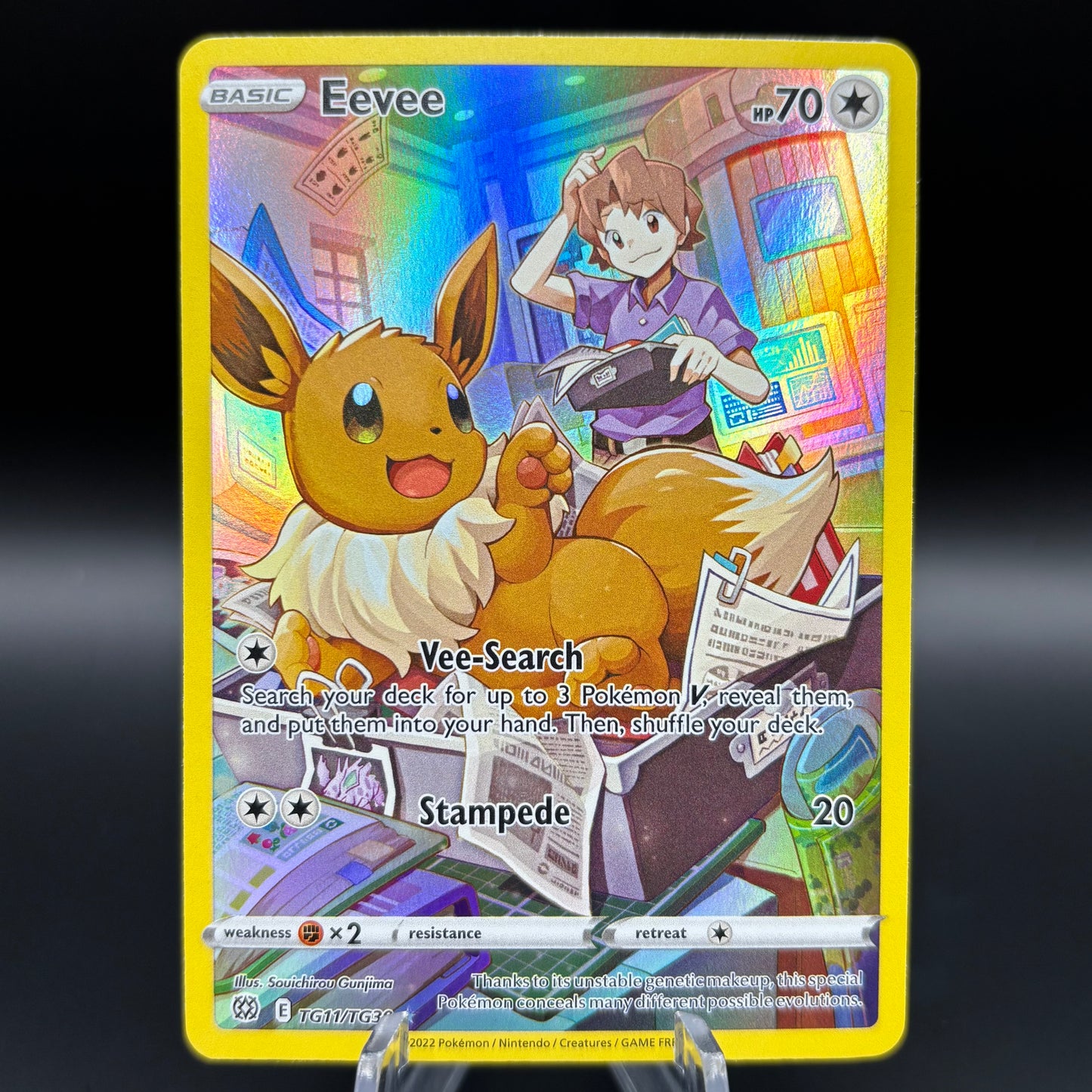 Eevee - SWSH09: Brilliant Stars Trainer Gallery Single Card