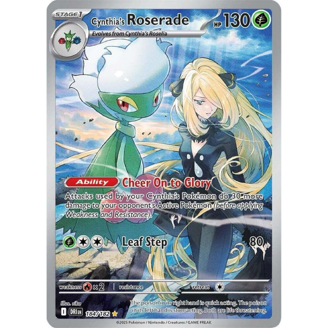 Cynthia's Roserade - 184/182 - SV10: Destined Rivals