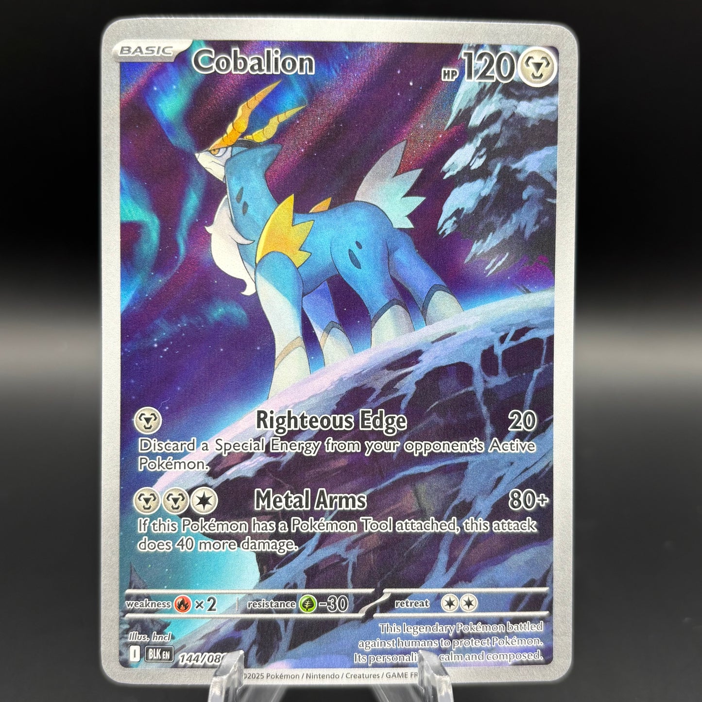 Cobalion - 144/086 - SV: Black Bolt Single Card
