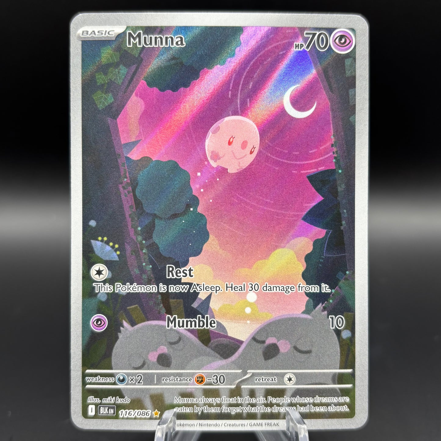 Munna - 116/086 - SV: Black Bolt Single Card