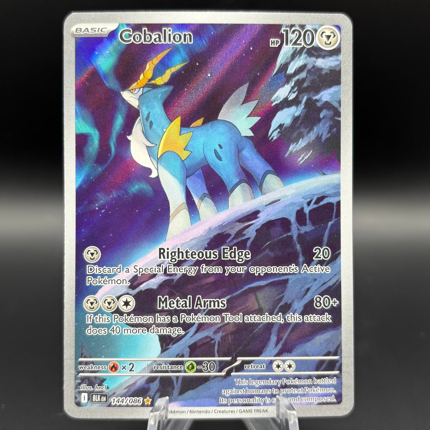 Cobalion - 144/086 - SV: Black Bolt Single Card